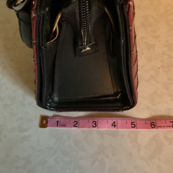 Miche Red Crocodile-Embossed Women's Bag - Picture 6 of 8